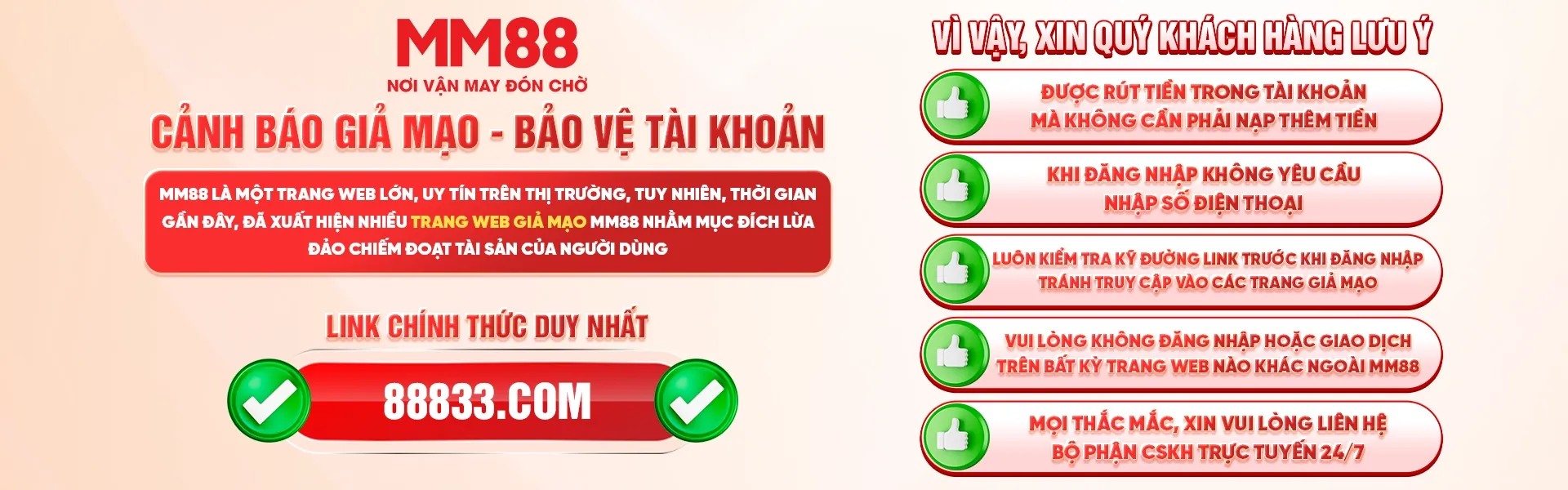 MM88 banner cảnh báo